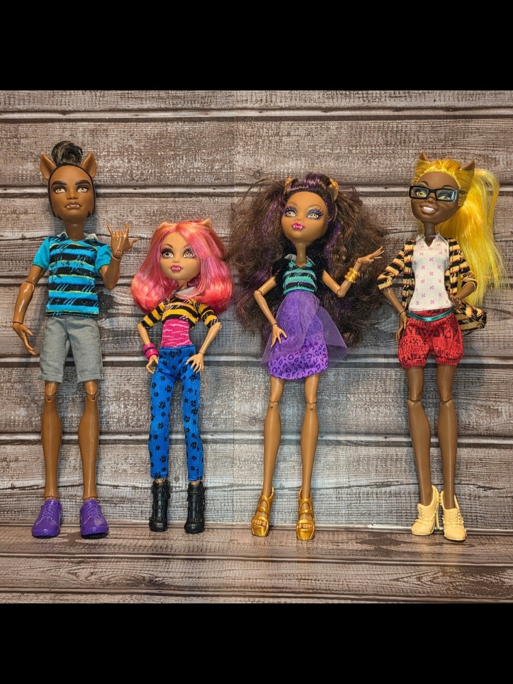 Monster High A Pack of Trouble Wolf Family Doll Set